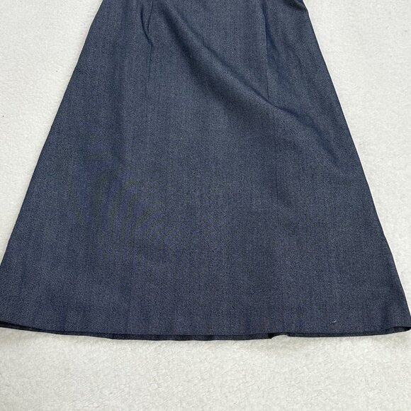 Vintage Levi's Women's Minimalist Sleeveless Fit & Flare Denim Dress Size S Blue - Picture 5 of 12